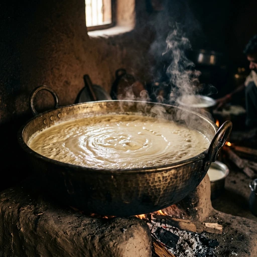 Fresh dairy preparation and natural ingredients
